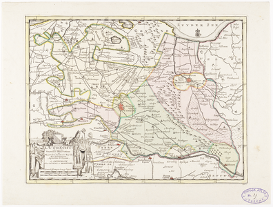 203116 Kaart van de provincie Utrecht.